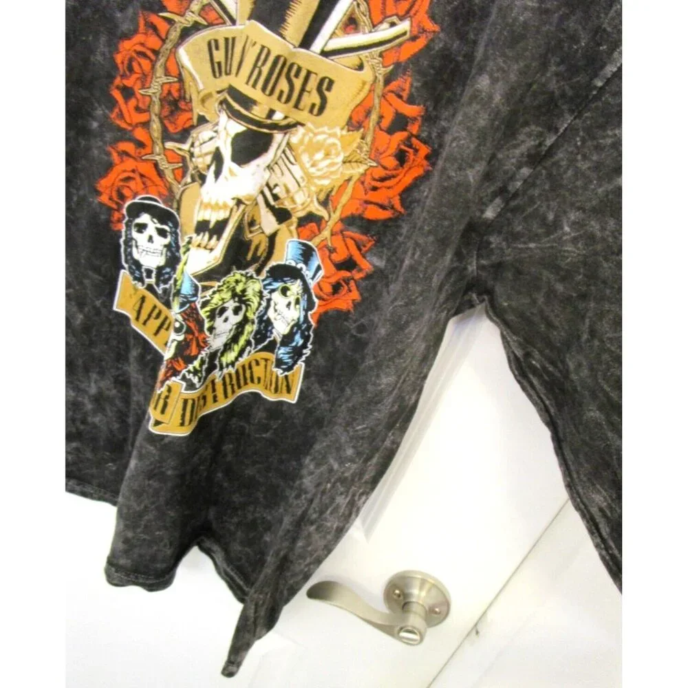 Guns N' Roses Long Sleeve Men Large Graphic Gray T-Shirt - 100% Cotton - NWOT - Picture 6 of 13